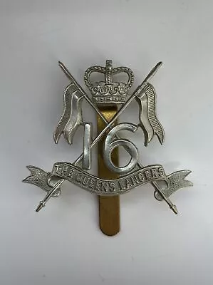 16th/5th Royal Lancers White Metal Cap Badge • £24.99