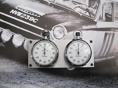 STOPWATCH DASH PANEL By HANHART Halda Porsche MGA MGB JAGUAR Austin-Healey • $425