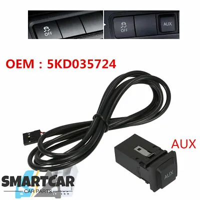 Bran5KD035724 AUX USB Switch Cable For RCD510 RCD310 VW Golf/GTI/R MK5 MK6 Jetta • $14.94