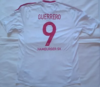 £48 • Buy Shirt Hamburger Hsv Hamburg #9 Guerrero 2009 2010 Adidas Size Xl Jersey Trikot 