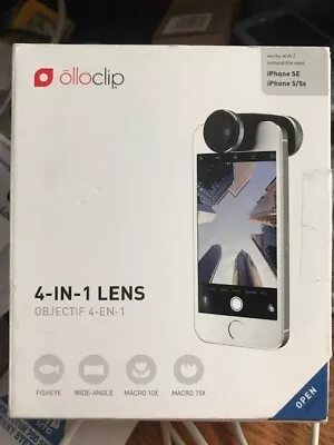 Olloclip 4-in-1 Clip On Lens For IPhone - Fisheye Wide-Angle 10x 15x Macro • £5