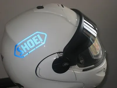 4x Shoei  Reflective Stickers Motorbike Helmet  • £3.11