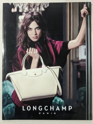 $15 • Buy Longchamp Autumn 2014 Catalogue Alexa Chung