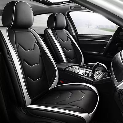 PU Leather Universal Car 5 Seat Covers Front Back Cushion 360° Full Protector • $69.99