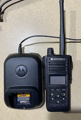 MINT Motorola APX 4000 H51SDF9PW6AN Radio With NEW Battery And Charger • $699