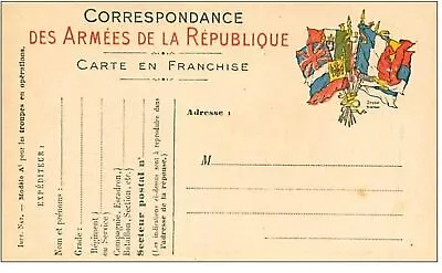 MILITARY. No. 1776.CORRESPONDENCE CARD OF THE ARMIES OF THE REPUBLIC • $5.43