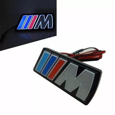 For BMW LED Light Emblem  /M Grille M Badge Decal M3 M4 M5 X1 X3 X5 X6 M-serie • $25.99