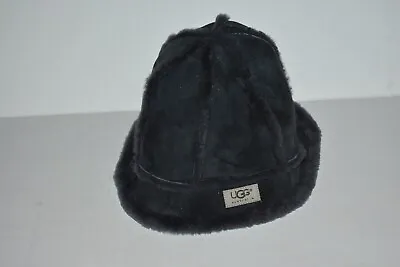 Ugg Shearling Spill Seam Bucket Hat Charcoal • $67.96