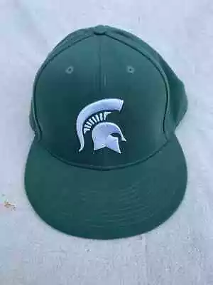 Nike Michigan State Spartans Authentic Team Issue Fitted Hat 7 1/2 • $19.99