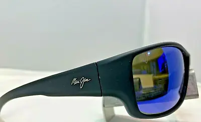 Maui Jim Local Kine Mj 810-53b Matte Black Blue Hawaii Polarized Sunglasses 8 • $140