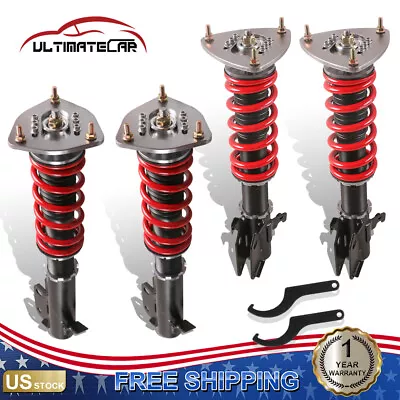 Set 4 Coilover Shock Struts For 02-07 Subaru Impreza WRX 03-08 Forester 05 Saab • $218.96