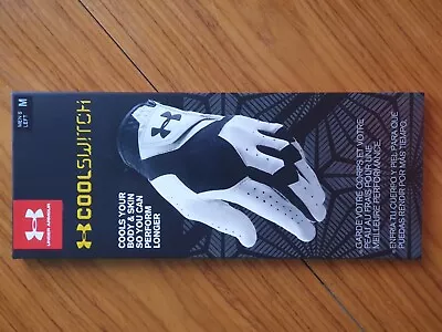 Under Armour Mens Iso-Chill Tour Left Hand Golf Glove UA Cabretta Leather • £10