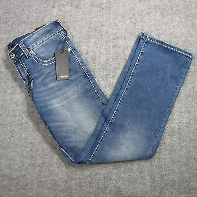 True Religion Ricky Big T Jeans Mens 32 Relaxed Straight Blue NEW $199 • $74.99