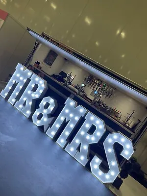 TO BUY! 4ft High Marquee Numbers And Letters Hand Made To Your Order • £145