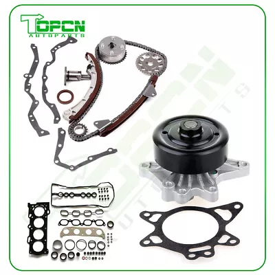 Head Gasket Set Timing Chain Kit Water Pump For 00-08 Toyota Corolla 1.8L • $132.29