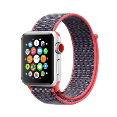 $4.99 • Buy Nylon Sport Loop Strap IWatch 38 40 42 44mm Apple Watch Band Series 6 5 4 3 2 7