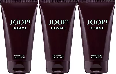 3x Joop Homme Shower Gel Body Wash For Men 150ml Luxury Shower Gel Soap • £23.99