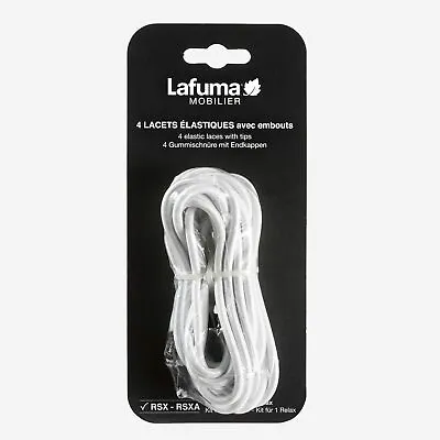 Lafuma Elastic Laces With Tips For RSX/RSXA Set Of 4 Laces Color White LFM23 • £17.93