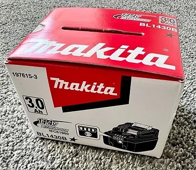 Makita BL1430B 3.0Ah 14.4V Li-Ion Battery - GENUINE BL1430 Brand New • £39.99