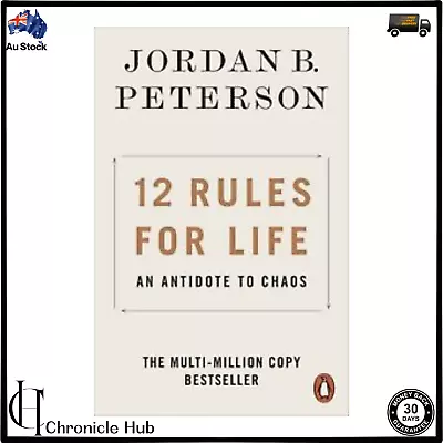 12 Rules For Life By Jordan B. Peterson BRANDNEW PAPERBACK BOOK WITH FREE SHIP • $19.45