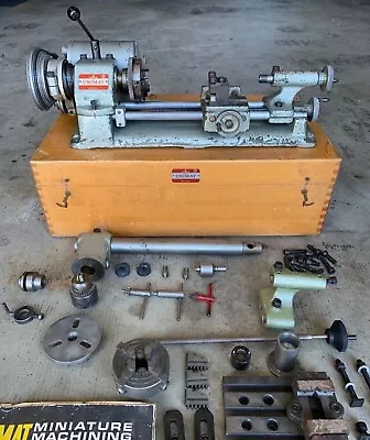 UNIMAT DB200 Mini Jewelers Lathe Made In Austria W/ MANY Extras • $510