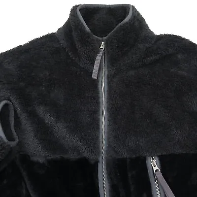 UGG Marlene Full Zip Black Sherpa Jacket II Womens Size Medium • $97.46