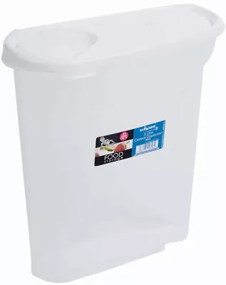 Wham Cuisine Food Cereal Storage Container Dispenser With White Lid - 5L • £6.20