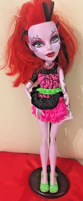 £8 • Buy Monster High Doll: Operetta - 2011.  Collectable Doll TATTOOS Red Hair Purple