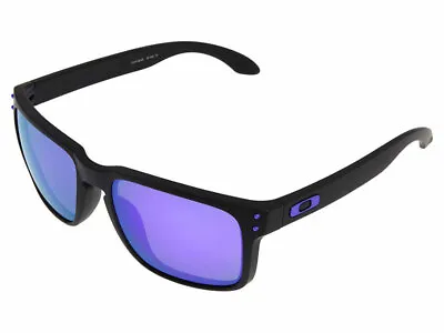 Oakley Holbrook Julian Wilson Sunglasses OO9102-26 Matte Black/Violet Iridium • $249.99
