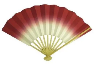 Japanese Odori Fan Geisha Dance Hand Held Sensu Folding Fan Red Made In Japan • $21.45