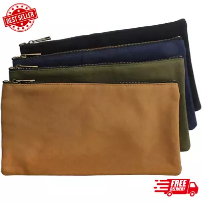 $22.76 • Buy Kani Canvas Zipper Tool Bags, 4PCS Heavy Duty Utility Bags Tool Pouch Zipper Bag