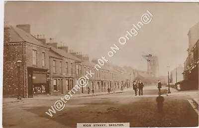 RP High Street At Coniston Road Skelton In Cleveland North Yorkshire 1919 • £7.95