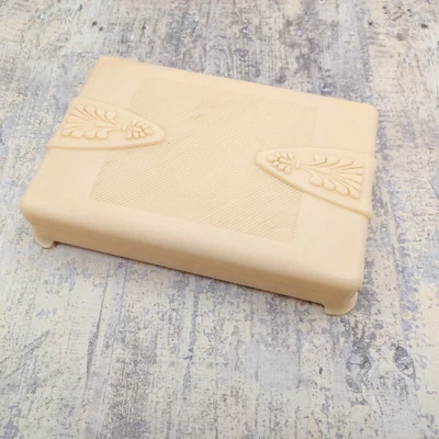 £10 • Buy Vintage Art Deco Jewellery Box Early Plastic Celluloid Or Bakelite Cream Display