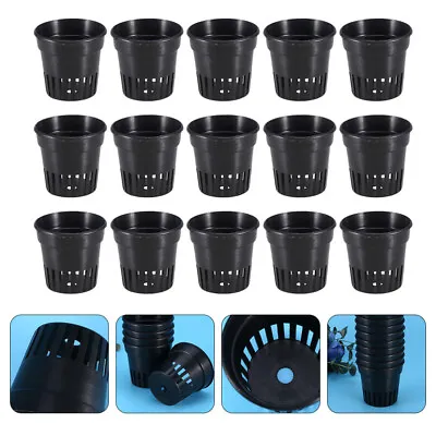 15pcs Hydroponic Cups 3 Inch Hydroponic Baskets Hydroponic Net Pots Orchid Cups • $13.10