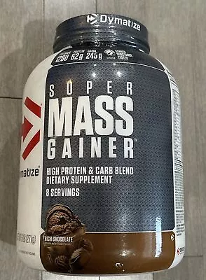 Dymatize Super Mass Gainer - Chocolate 6 Lbs. Exp:05/2024 BRAND NEW!! • $49.99