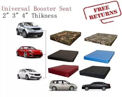 Car Booster Seat Cushion Driver Posture Height Boost Memory Foam Pad Adult UK • £16.05