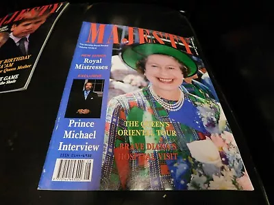 Majesty Magazine - The Quality Royal Family Monthly Review Vol 10 No 8 • $5.49