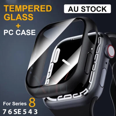 $6.49 • Buy For Apple Watch IWatch Ultra 8 SE 7 6 5 4 40/44/41/45/49 Screen Protector Case
