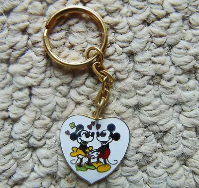 Keychain - Mickey And Minnie Mouse - Key Ring Fob - Nice • $4.32