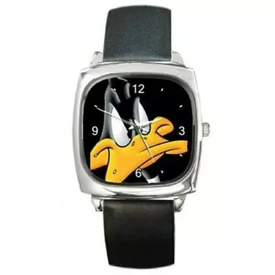 DAFFY DUCK SQUARE Or ROUND SILVER-TONE WATCH GREAT CHRISTMAS GIFT!  • $26.99