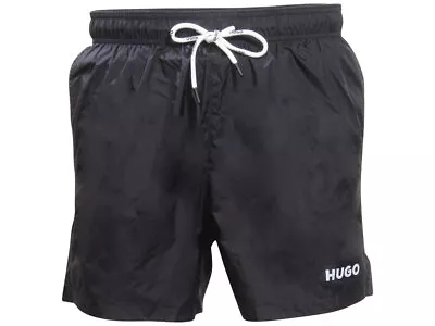 Hugo Boss Men's Haiti Swimwear Black Shorts Quick Dry Swim-Trunks • $58