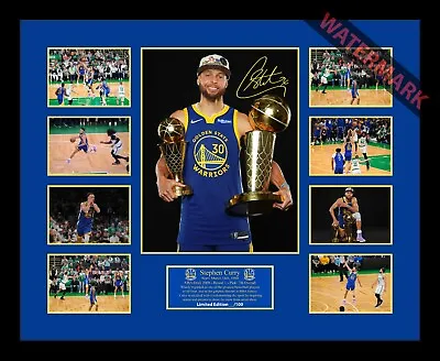 $108.99 • Buy Steph Curry 2022 Golden State Warriors Nba Mvp Signed & Framed Memorabilia 