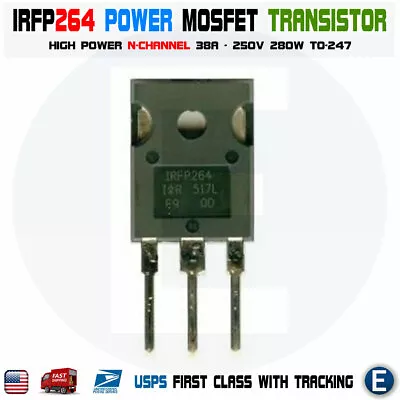 IRFP264 N-Channel MOSFET HEXFET Power Transistor TO-247 250V 38A .075 Ohm • $3.72