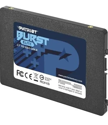 Patriot Burst SSD 120GBInternal2.5  (PBU240GS25SSDR) Solid State Drive • £17.95