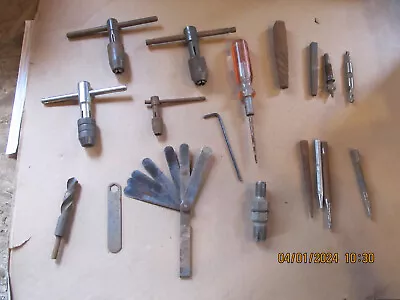 Lot Of Machinist Tools -  Sliding T Handles _ Eazy Out Punches And More - Look • $10