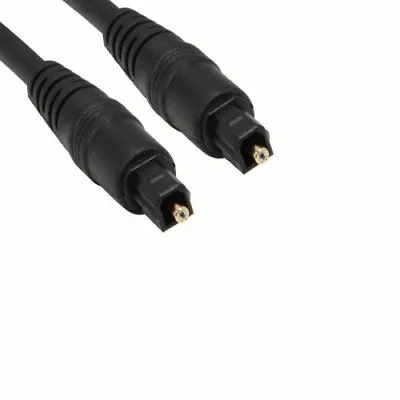 KNTK 25 Ft Toslink 5.0mm Audio Cable S/PDIF Digital Interface Fiber Black • $20.64