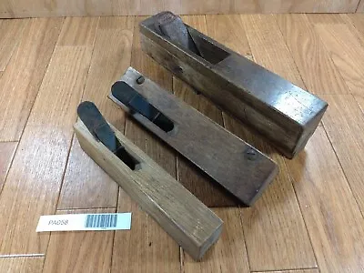 Japanese Vintage Plane Carpentry Tool Kanna SET Signed Japan 5.12.30mm PA058 • $16.15