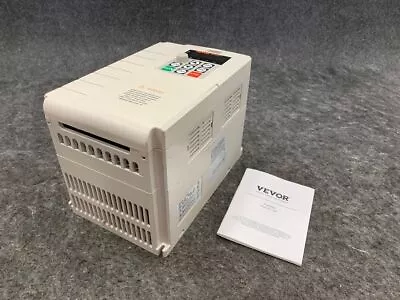 VEVOR AT1-7500X VFD 7.5KW 34A 10HP Variable Frequency Drive • $49.99