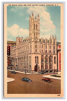 Postcard: NY Mizpah Hotel First Baptist Church Syracuse New York - Unposted • $7.96