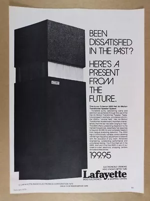 1976 Lafayette Criterion 2005 Heil Air-Motion Speakers Vintage Print Ad • $9.99